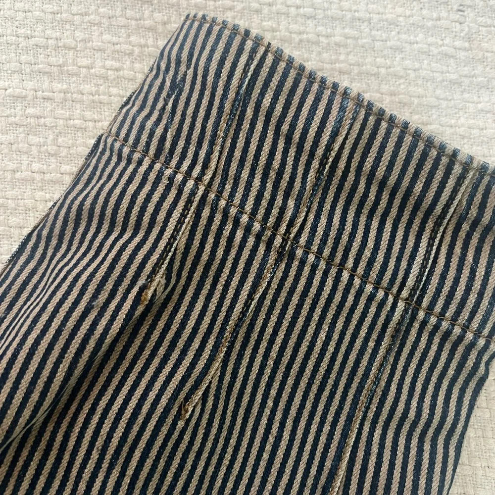 We The Free Jayce Flare Jean - Railroad Pinstripe - Picture 3 of 8